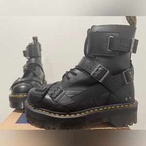 New Dr. Martens Jadon Hardware Quad Platform Boots